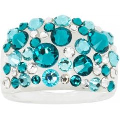 Prsten LEVIEN BY SWAROVSKI Bubble BLUE ZIRCON RBB53BZI