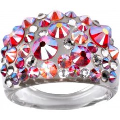 Prsten LEVIEN BY SWAROVSKI Bubble FIRE GLACIER RBB59FIG